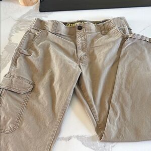 Lee Tan Cargo Pants Relaxed Fit Cotton